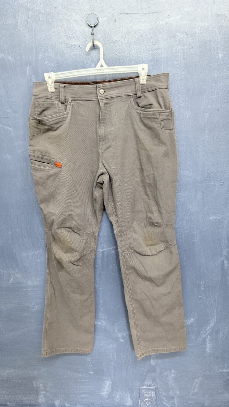 Brunt Torra Pants Mens 36x32 Gray Utility Stretch Carpenter Workwear gray